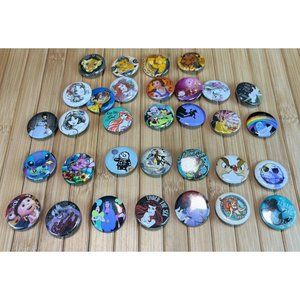 Large Bundle Of Disney Pins Lion King Princess Little Mermaid Stitch And More 1"
